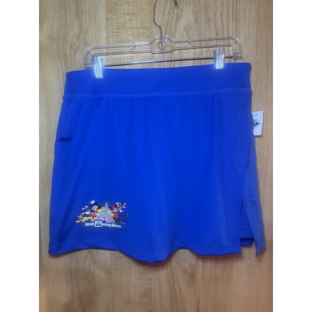 Disney Parks Play In The Parks Skort Size Large NWT Royal Blue Fab 5 Mickey